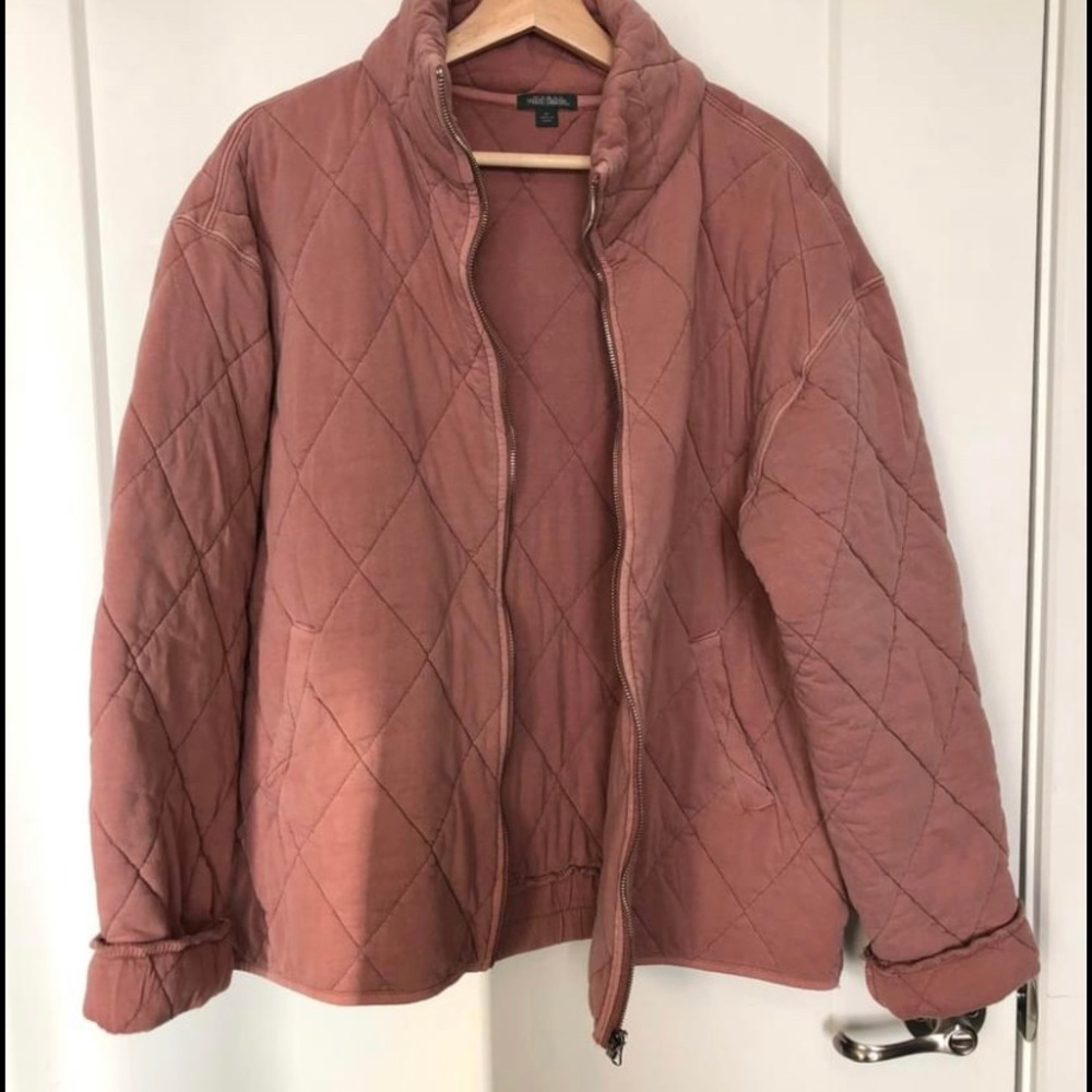 Quilted Bomber Jacket